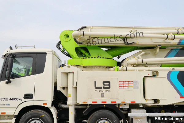 Foton Auman GTL 430 hp 8X4(12 wheels) L9 56m Concrete Pump Truck (Leisa Brand) Body (1) | 86Trucks