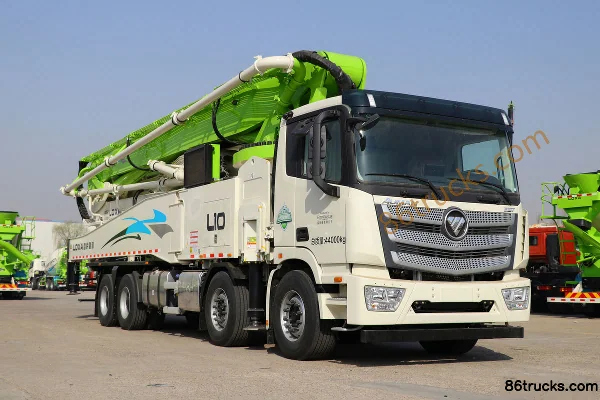 Foton AumanEST 470hp 8X4(12 wheels) L10 62m concrete pump truck (Leisa brand) Exterior