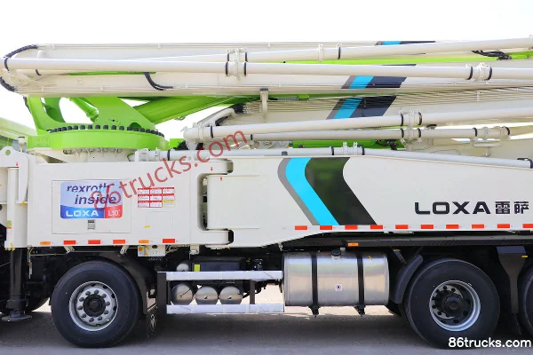 Foton AumanEST 470 hp 8X4(12 wheels) L10 58m Concrete Pump Truck (Loxa Brand) Body (3) | 86Trucks