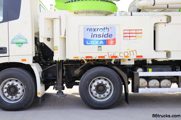 Foton AumanEST 470 hp 8X4(12 wheels) L10 58m Concrete Pump Truck (Loxa Brand) Body (2) | 86Trucks