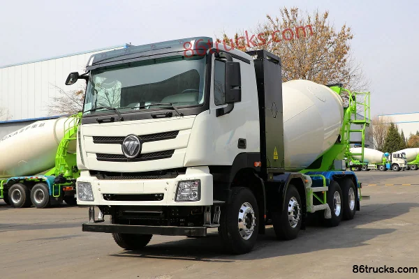 Foton Auman GTL version qualité 8X4(12 roues) camion malaxeur électrique pur (marque Leisa) Extérieur (3) | 86Trucks