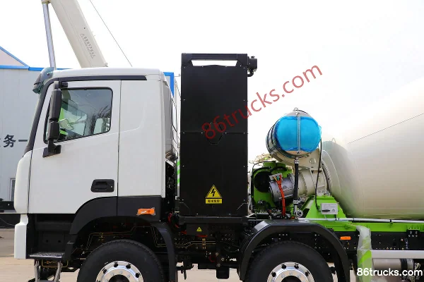 Foton Auman GTL version qualité 8X4(12 roues) camion malaxeur électrique pur (marque Leisa) Carrosserie (1) | 86Trucks
