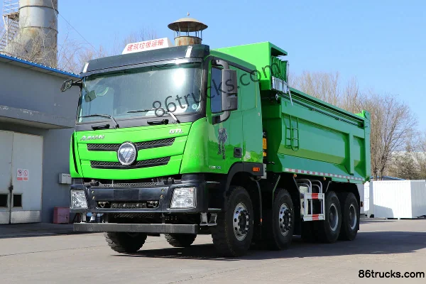 Foton Auman GTL 9 Series Heavy Truck 400 hp 8X4(12 wheels) 5.8m Dump Truck Exterior (3) | 86Trucks