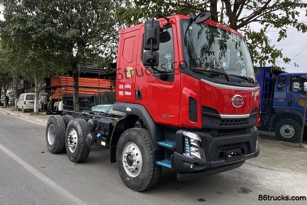 Fuda M3 220 hp 6X2(8 wheels) 4.5m Dump Truck (Middle Axle Lift) Exterior
