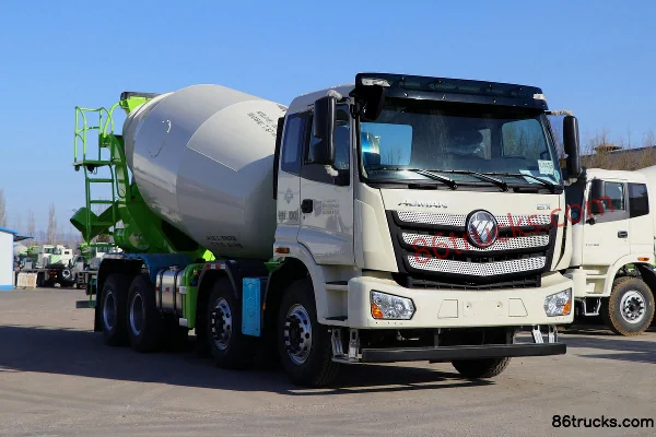 Foton AumanETX 340hp 8X4(12 wheels) 7.87m³ Concrete Mixer Truck (Loxa Brand) Exterior