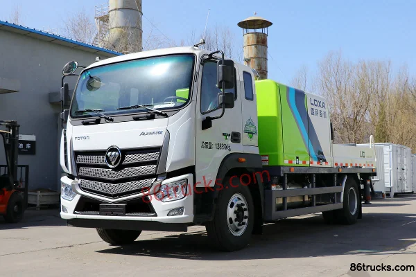 Foton Auhang 190hp 4X2(6 wheels) truck-mounted concrete pump truck (Leisa brand) Exterior (3) | 86Trucks