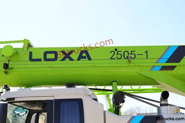Loxa Heavy Machinery grue de 25 tonnes (FTC25Q5) Carrosserie (2) | 86Trucks