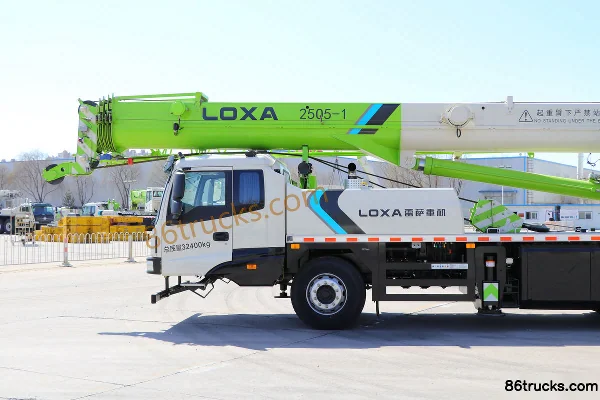 Loxa Heavy Machinery grue de 25 tonnes (FTC25Q5) Carrosserie (1) | 86Trucks