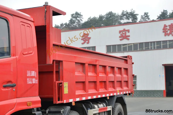 Dongfeng F5 220hp 6X2(8 wheels) 4.8m dump truck Body (1) | 86Trucks