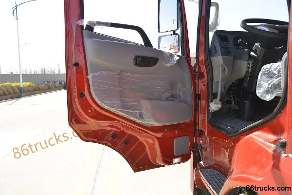 Kama Yunteng 163 hp 6X2(8 wheels) 6.8m flatbed cargo truck (China VI) Cab (2) | 86Trucks