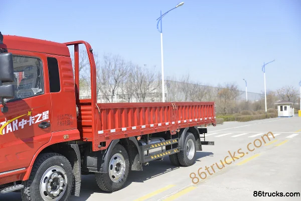 Kama Yunteng 163 hp 6X2(8 wheels) 6.8m flatbed cargo truck (China VI) Body (1) | 86Trucks
