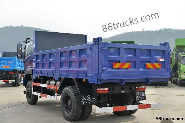 Dayun Zhisheng Medium Truck 180 hp 4X4(6 wheels) 4.6 m dump truck Body (3) | 86Trucks