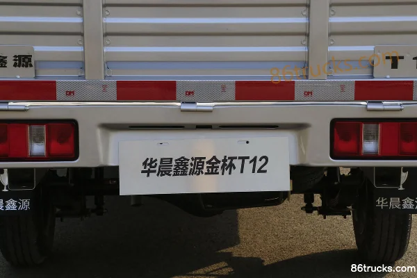 Jinbei T12 2021 édition standard 85 ch 4X2(6 roues) essence 1,2 L camion plateau à ridelles double cabine 2,08 m (China VI) Carrosserie (2)