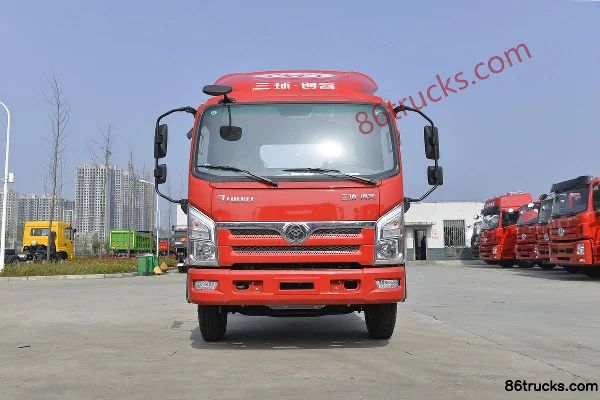 Sanhuan Shitong T3 Chuangke Standard Load Edition 130hp 4X2(6 wheels) 4.15m Single Row Stake Truck (Yuchai) Exterior (2) | 86Trucks