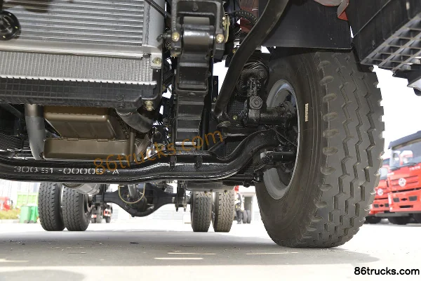 Sanhuan Shitong T3 Chuangke Standard Load Edition 130hp 4X2(6 wheels) 4.15m Single Row Stake Truck (Yuchai) Chassis (3) | 86Trucks