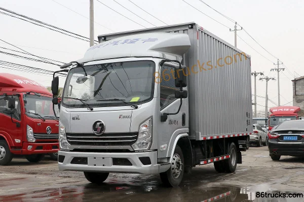 SHACMAN Light Truck Delong K3000 130 ch 4X2(6 roues) Camion porteur léger 4,18 m fourgon cabine simple Extérieur (3) | 86Trucks