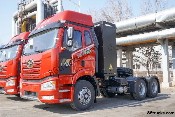 FAW Jiefang J6P camion lourd 6X4(10 roues) tracteur routier électrique pur à échange de batterie Extérieur (2) | 86Trucks
