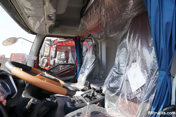 FAW Jiefang J6P camion lourd 6X4(10 roues) tracteur routier électrique pur à échange de batterie Cabine (2) | 86Trucks