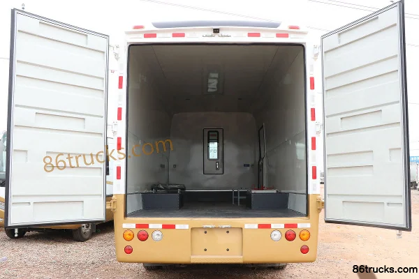 Dongfeng 140 hp 3-seat Box Van (China VI) Cargo Box (1) | 86Trucks