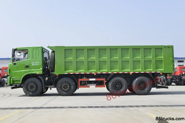 Sanhuan Shitong Haolong heavy truck 300hp 8X4(12 wheels) 5.6m dump truck (flat top) Exterior (3) | 86Trucks