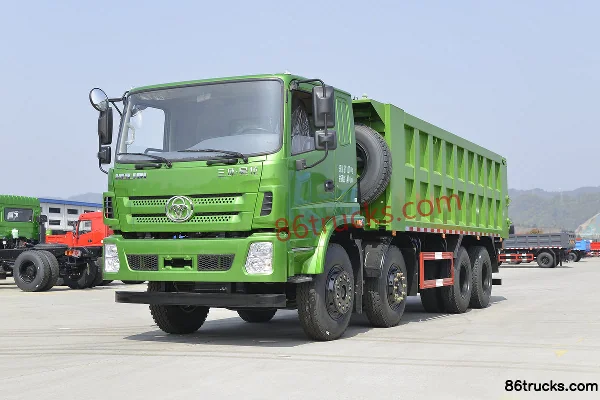 Sanhuan Shitong Haolong heavy truck 300hp 8X4(12 wheels) 5.6m dump truck (flat top) Exterior (2) | 86Trucks