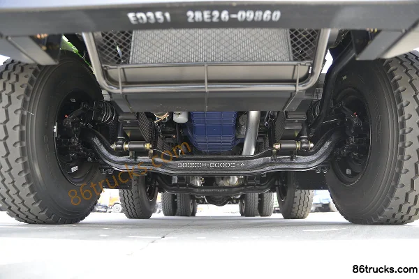 Sanhuan Shitong Haolong heavy truck 300hp 8X4(12 wheels) 5.6m dump truck (flat top) Chassis (1) | 86Trucks