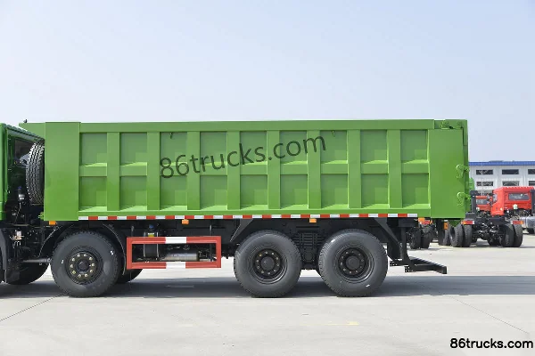 Sanhuan Shitong Haolong heavy truck 300hp 8X4(12 wheels) 5.6m dump truck (flat top) Body (3) | 86Trucks