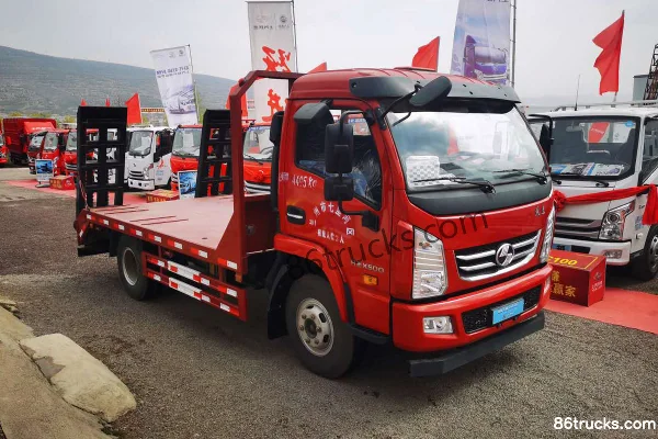 Yuejin Kaituo X500 140 hp 4X2(6 wheels) Flatbed Truck (8-speed) Exterior (2) | 86Trucks