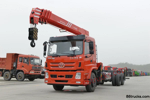 Sanhuan Shitong Haolong 270hp 6X4(10 wheels) truck-mounted crane (SANY Palfinger) Exterior (3) | 86Trucks