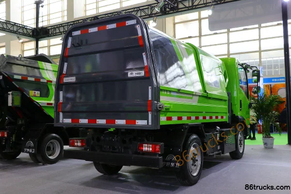 Zhengzhou Yutong W4 light truck 4.5T 4X2(6 wheels) pure electric van garbage truck Exterior (3) | 86Trucks