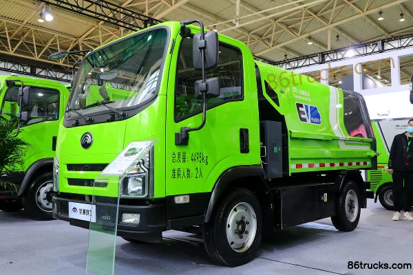 Zhengzhou Yutong W4 light truck 4.5T 4X2(6 wheels) pure electric van garbage truck Exterior (2) | 86Trucks