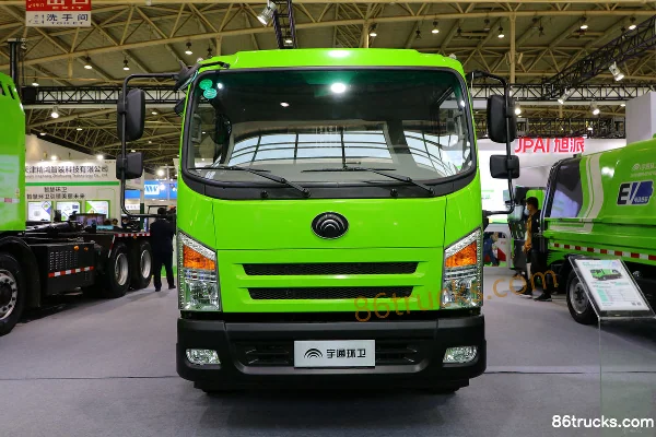 Zhengzhou Yutong W10 10.5T 4X2(6 wheels) pure electric compression refuse truck Exterior (2) | 86Trucks
