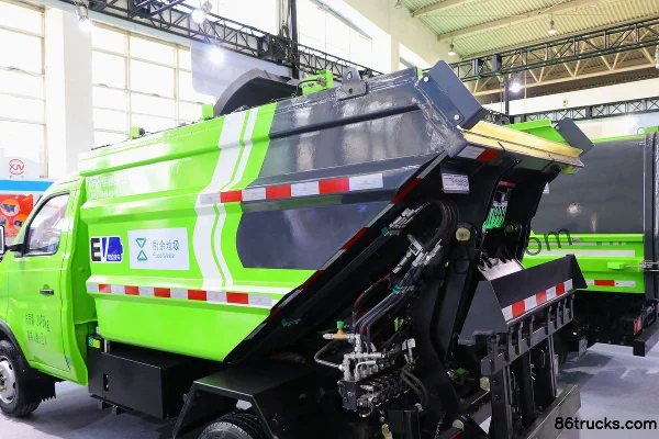 Yutong W3 micro camion 3.5T 4X2(6 roues) benne à ordures à chargement automatique électrique Carrosserie (1) | 86Trucks