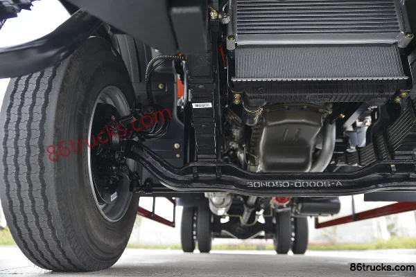 Sanhuan Shitong Chuangke 160hp 4X2(6 wheels) 6.7m Dump Truck Chassis (2) | 86Trucks