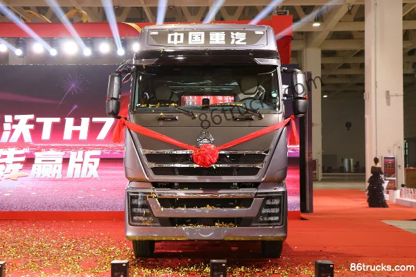 Sinotruk HOWO TH7 Heavy Truck Benying Edition 480hp 6X4(10 wheels) AMT Automatic Tractor Truck Exterior (2) | 86Trucks
