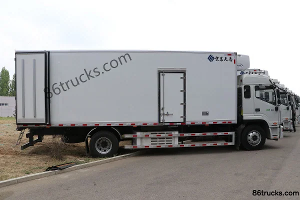 JAC Dewos Q9 Ice Doctor 220 ch 4X2(6 roues) 7,8 m camion frigorifique (China VI) (marque Hongchang Tianma) (groupe frigorifique Carrier) Ext