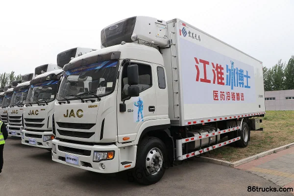 JAC Dewos Q9 Ice Doctor 220 ch 4X2(6 roues) 7,8 m camion frigorifique (China VI) (marque Hongchang Tianma) (groupe frigorifique Carrier) Ext