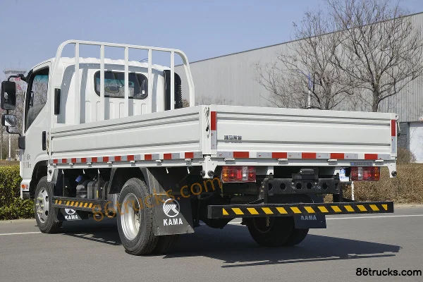 Kama Kaijie M1 115 hp 4X2(6 wheels) 4.16m Single Row Flatbed Light Truck (China VI) Body (3) | 86Trucks