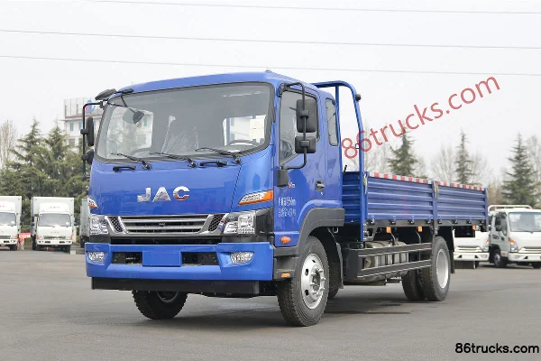 JAC Dewos V8 Grand Taurus mini 170 ch 4X2(6 roues) 5.48 m camion porteur à ridelles à cabine demi-avancée (China VI) Extérieur (3) | 86Truck