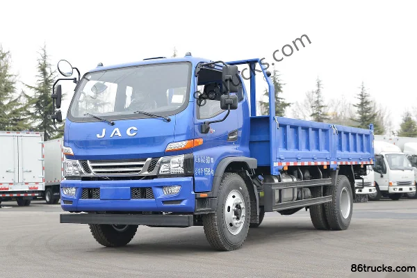 JAC Junling Série G V6 Type transport 160 ch 4X2(6 roues) Camion benne 5,2 m Extérieur (3) | 86Trucks