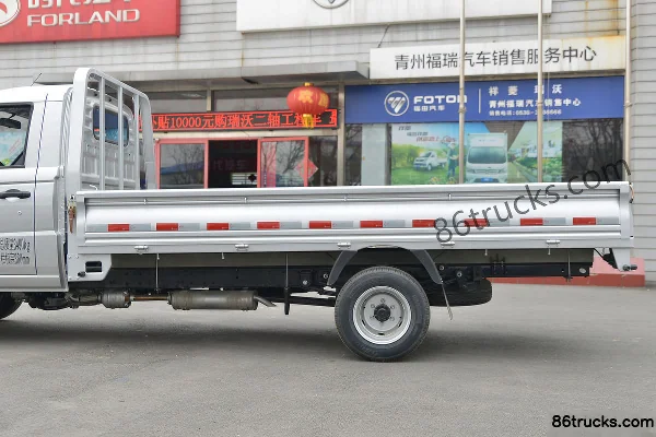 Foton Xiangling V3 1.6L 122hp 4X2(6 wheels) 3.7m single-row flatbed micro truck (China VI) Body (2) | 86Trucks