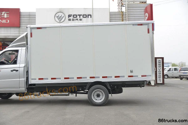 Foton Xiangling V3 1.6L 122 ch 4X2(6 roues) 3,7 m cabine simple camion fourgon léger (China VI) Carrosserie (2) | 86Trucks