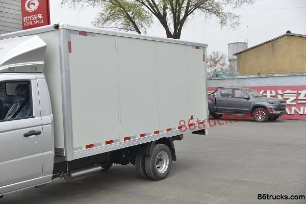 Foton Xiangling V3 1.6L 122 ch 4X2(6 roues) 3,7 m cabine simple camion fourgon léger (China VI) Carrosserie (1) | 86Trucks