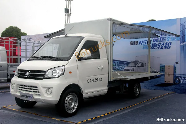 XINLONGMA Qiteng N50EV 2.6T 2.7m Single Row Pure Electric Van Mini Truck 4X2(6 wheels) Exterior (3) | 86Trucks