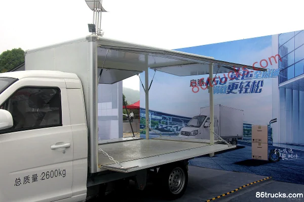 XINLONGMA Qiteng N50EV 2.6T 2.7m Single Row Pure Electric Van Mini Truck 4X2(6 wheels) Body (1) | 86Trucks