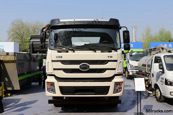 BYD T9 6X4(10 wheels) Electric Container Detachable Garbage Truck (Zoomlion Brand) Exterior (2) | 86Trucks