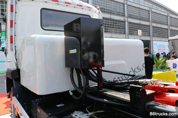 BYD T9 6X4(10 wheels) Electric Container Detachable Garbage Truck (Zoomlion Brand) Chassis (3) | 86Trucks
