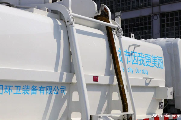 BYD T7B 4X2(6 wheels) Electric Kitchen Waste Truck (Hualin Brand) Chassis (3) | 86Trucks