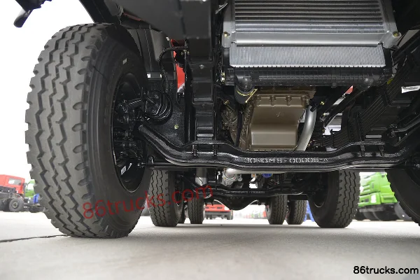 Sanhuan Shitong Chuangke 220 hp 6X2(8 wheels) 4.5m Dump Truck Chassis (2) | 86Trucks