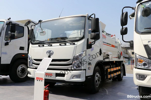 Yuejin EC500 4X2(6 roues) camion benne à déchets alimentaires électrique pur (Proloco) Extérieur (2) | 86Trucks